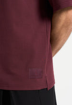 Paul - Relaxed Fit T-Shirt - Wine Red
