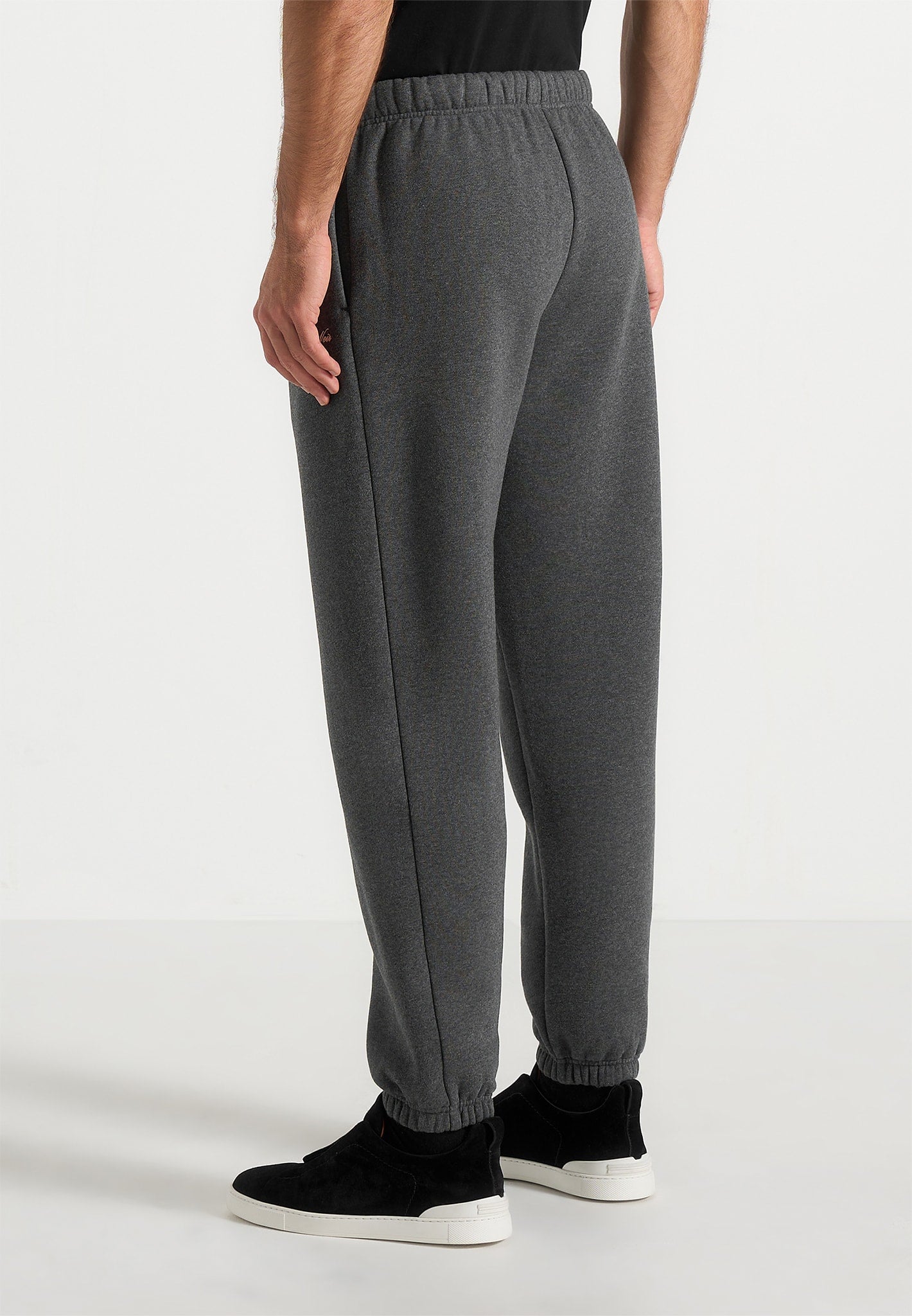 Alistair - Signature Regular Fit Cuffed Joggers - Charcoal Grey