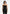 Laurena - Suede Tacked Longline bandeau Top - Black