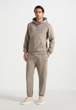 Alistair - Signature Regular Fit Cuffed Joggers - Taupe