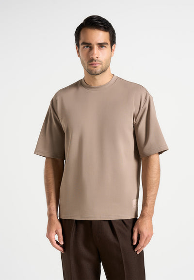 Paul - Relaxed Fit T-Shirt - Taupe