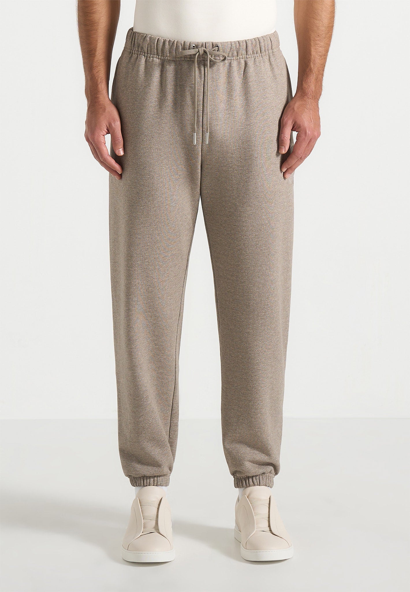 Alistair - Signature Regular Fit Cuffed Joggers - Taupe