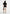 Baya - Tailored Cinch Waist Pleated Blazer Dress - Black