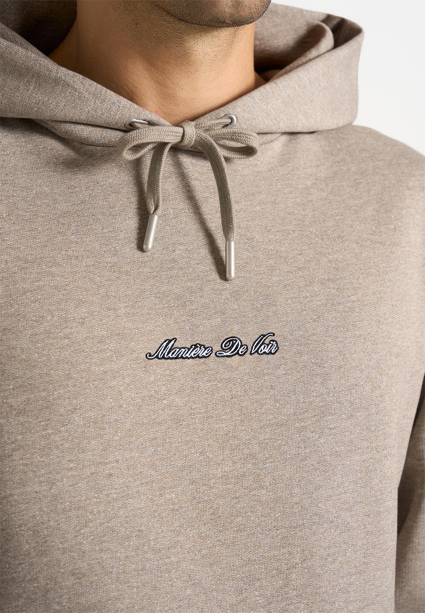 Gustave - Signature Regular Fitted Hoodie - Taupe 