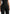 Kalie - Suede Boyfriend Jeans - Black