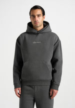 Ollie - Unisex Signature Relaxed Fit Hoodie - Charcoal Grey