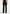 Kalie - Suede Boyfriend Jeans - Black