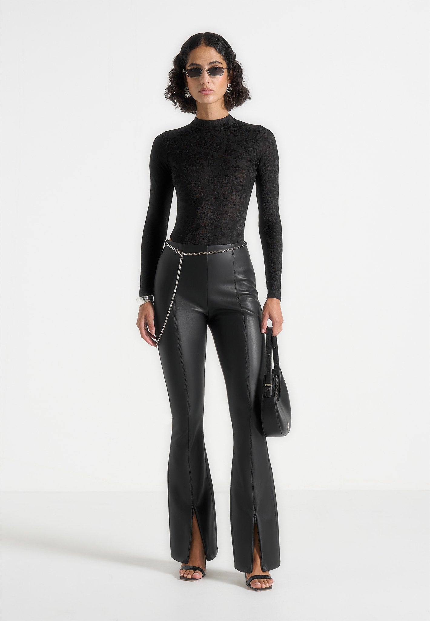 ninon-leather-fit-and-flare-trousers-with-chain-black