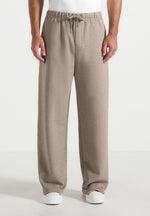 Taylor - Unisex Signature Wide Leg Joggers - Taupe