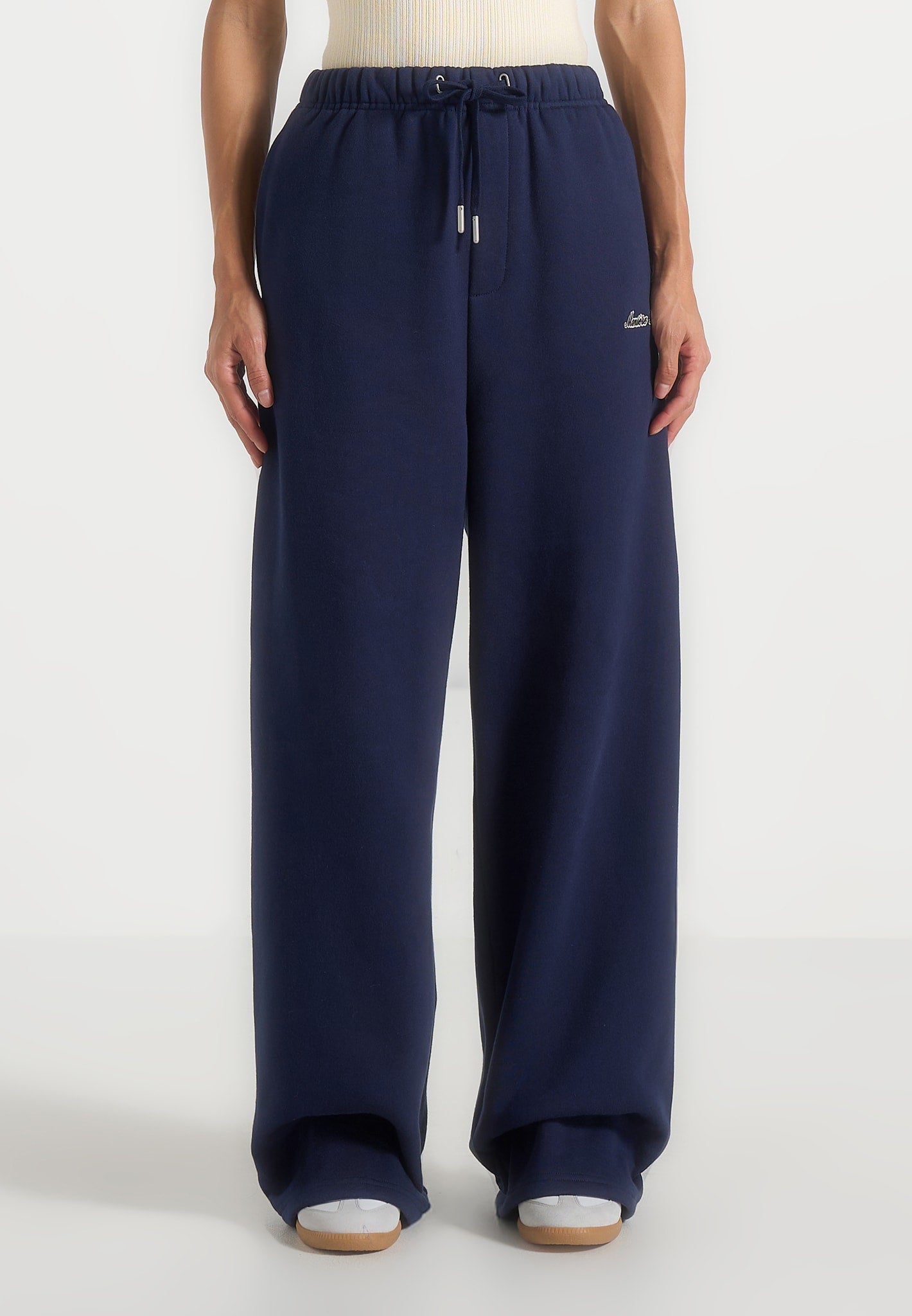 Taylor - Unisex Signature Wide Leg Joggers - Navy
