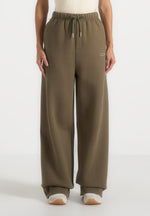 Taylor - Unisex Signature Wide Leg Joggers - Olive