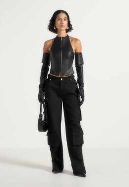 claudette-leather-halterneck-backless-top-black