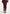 Assia - Long Sleeve Knitted Midaxi Dress With Belt - Wine Red