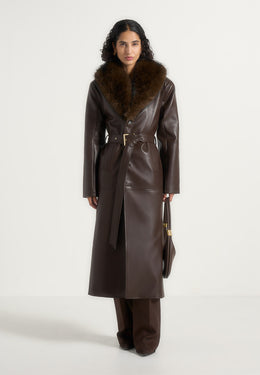 cenya-fur-collar-belted-leather-coat-brown