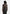 Zina - Leather Wide Shoulder Bomber Jacket - Brown