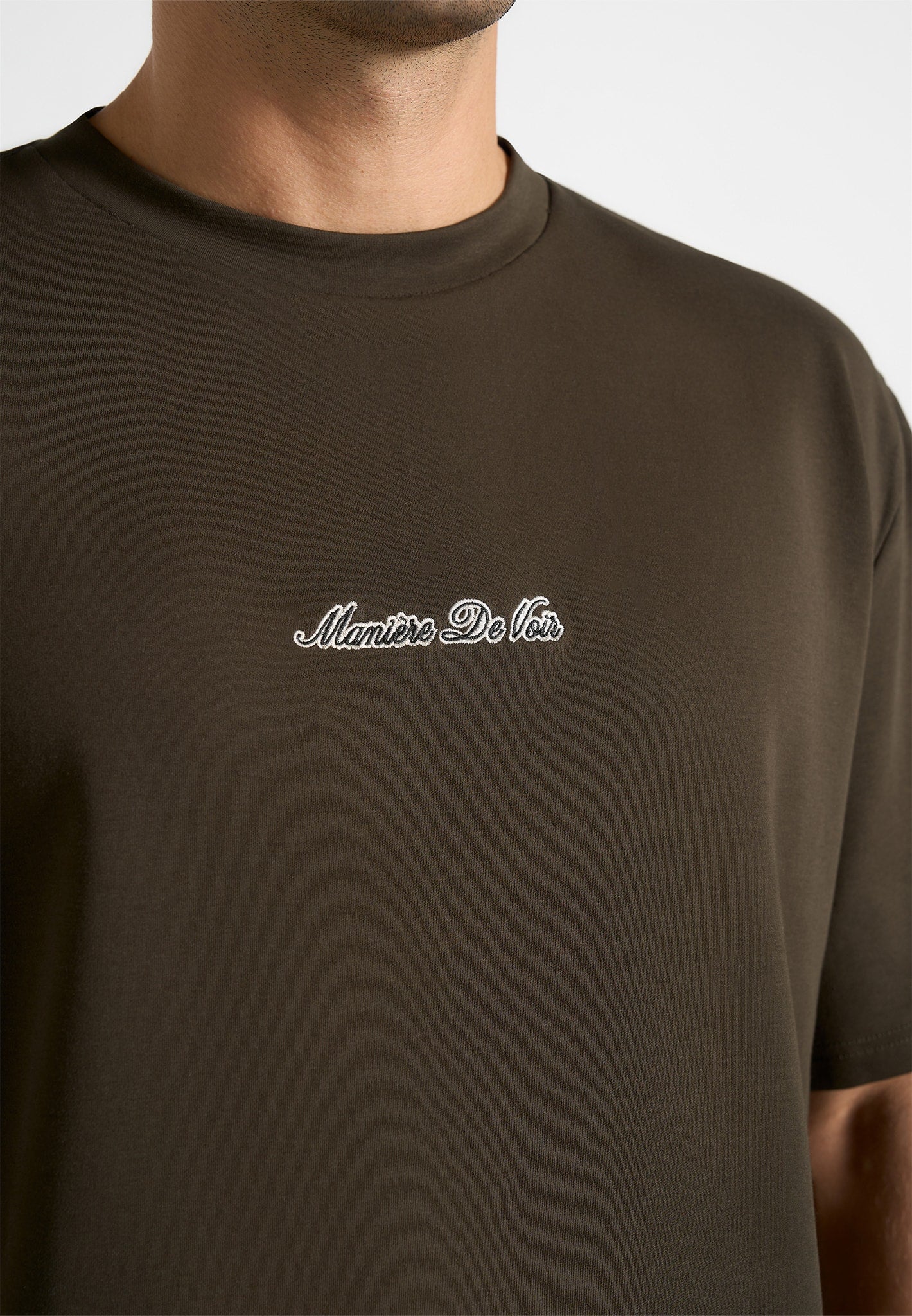 Ari - Unisex Signature Relaxed Fit Cotton T-Shirt - Olive