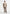 Jacques - Unisex Double Layer V-Neck Knit Jumper - Beige/Cream