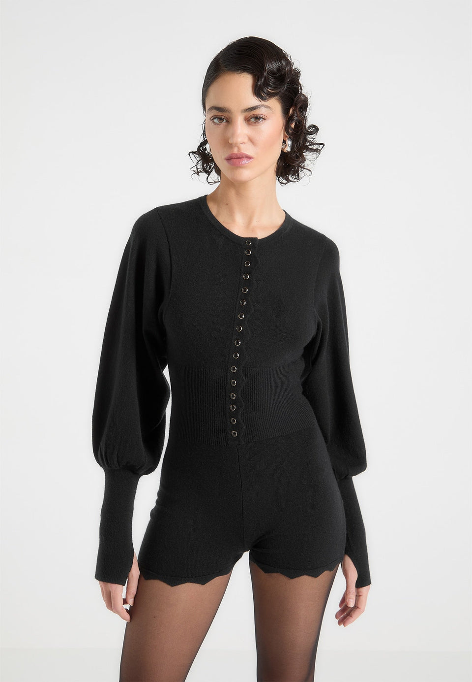 michele-knitted-scallop-hem-playsuit-black
