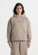 Ollie - Unisex Signature Relaxed Fit Hoodie - Taupe