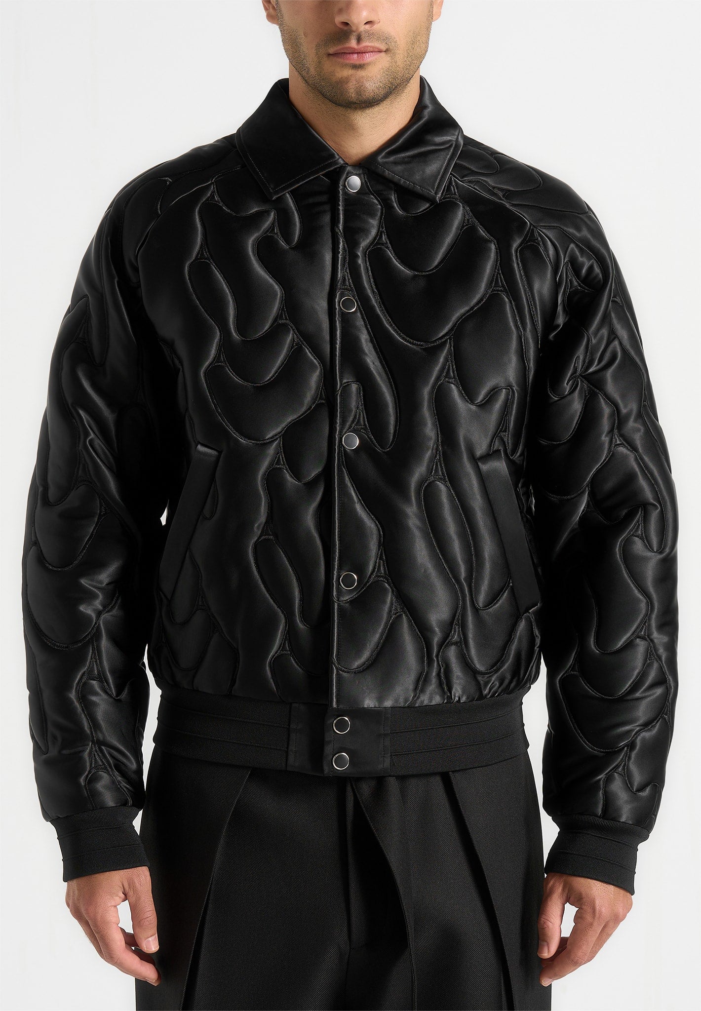 ugo-satin-embroidered-jacket-black