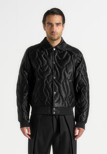 Ugo - Satin Embroidered Jacket - Black
