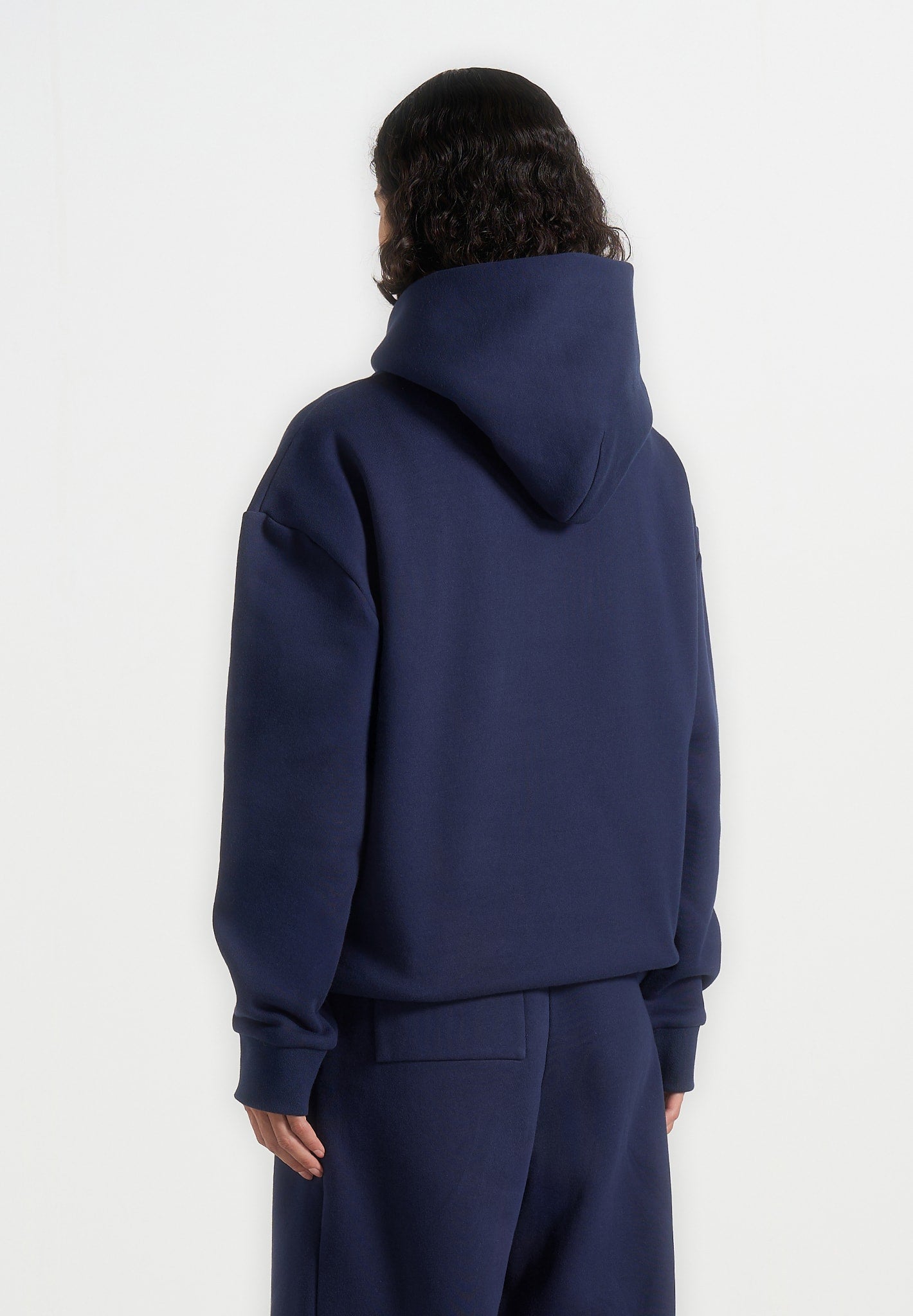 Ollie - Unisex Signature Relaxed Fit Hoodie - Navy