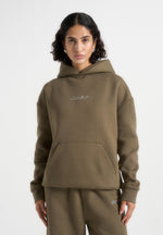 JS001 - Unisex Signature Relaxed Fit Hoodie - Olive