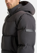 Eric - 2-in-1 Puffer/Gilet Jacket - Grey