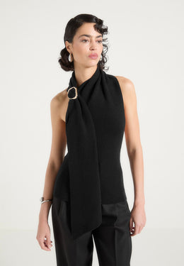 elodie-knitted-draped-halterneck-top-black