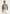 Alix - Unisex Crewneck Ribbed Knit Cardigan - Beige