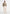 Alix - Unisex Crewneck Ribbed Knit Cardigan - Beige