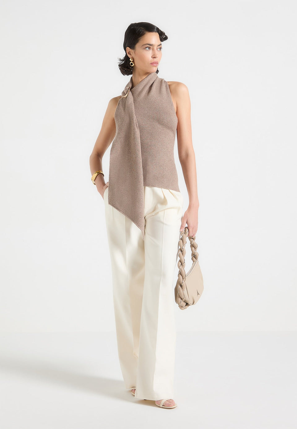 elodie-knitted-draped-halterneck-top-taupe