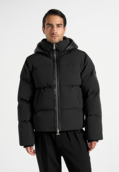 Eric - 2-in-1 Puffer/Gilet Jacket - Black