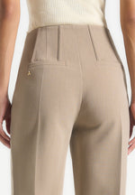 Rafaela - Corset Waist Tailored Trousers - Beige