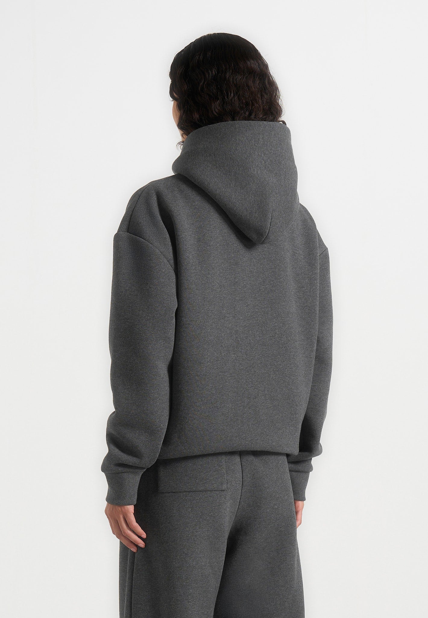 JS001 - Unisex Signature Relaxed Fit Hoodie - Charcoal Grey
