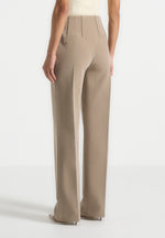 Rafaela - Corset Waist Tailored Trousers - Beige