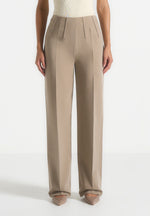 Rafaela - Corset Waist Tailored Trousers - Beige