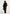 Bria - Oversized Fur Coat With Leather Belt - Brown