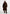 Bria - Oversized Fur Coat With Leather Belt - Brown