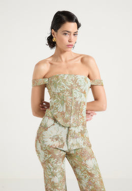 bonnie-jacquard-bardot-corset-top-sage