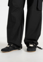 Rosa - Ripstop Parachute Cargo Pants - Black