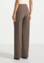 Rafaela - Corset Waist Tailored Trousers - Beige