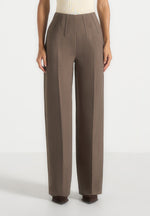 Rafaela - Corset Waist Tailored Trousers - Beige