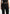 Elvy - Cable Knit Foldover Fit & Flare Bottoms - Black