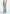 Loane - Twist Leg Boyfriend Jeans With Waist Adjuster - Mid Blue