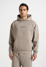 Ollie - Unisex Signature Relaxed Fit Hoodie - Taupe
