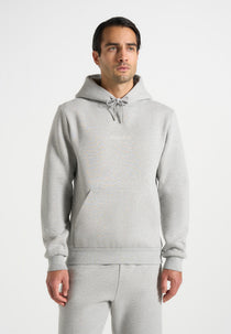 Gustave - Signature Regular Fitted Hoodie - Marl Grey