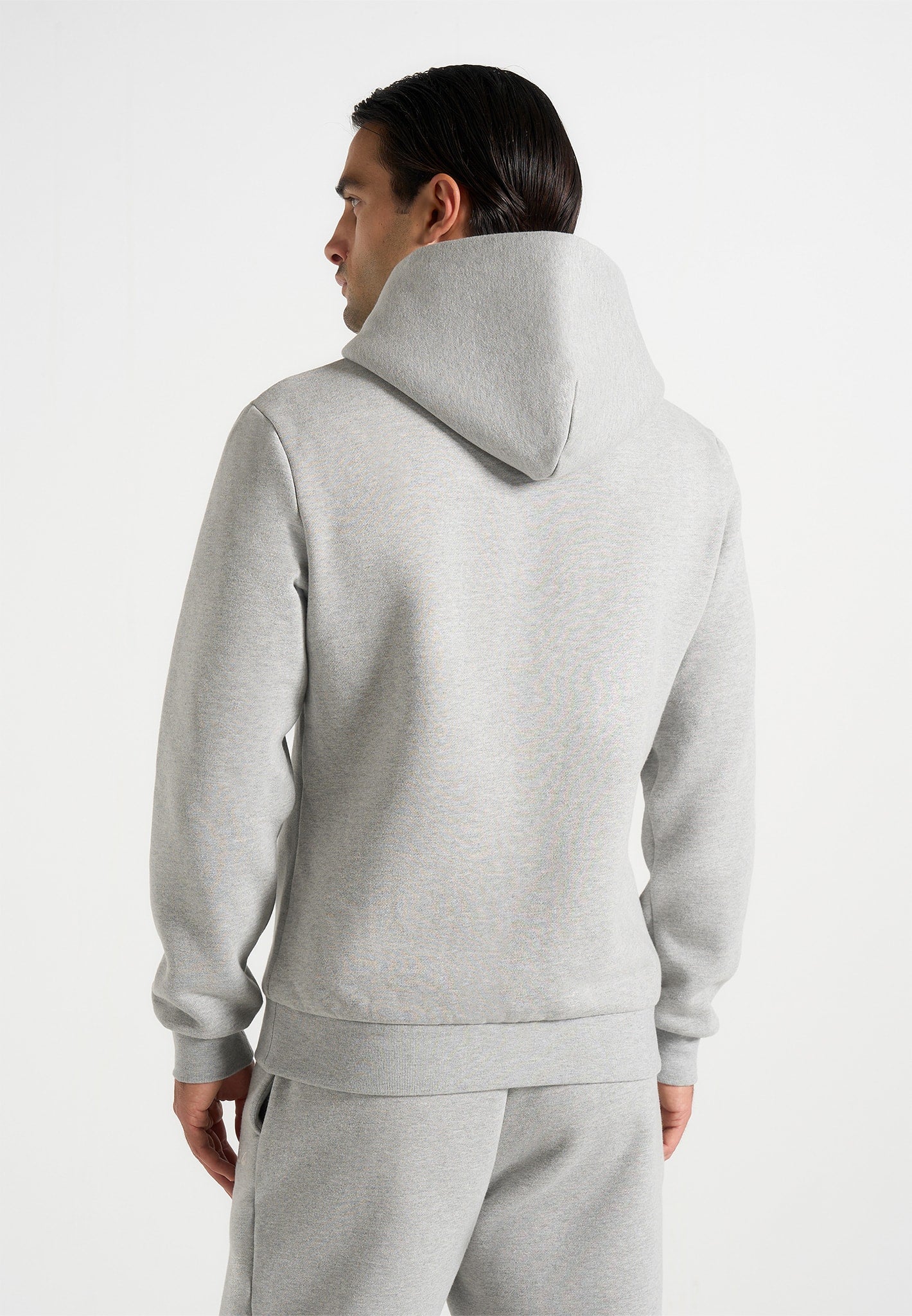 Gustave - Signature Regular Fitted Hoodie - Marl Grey