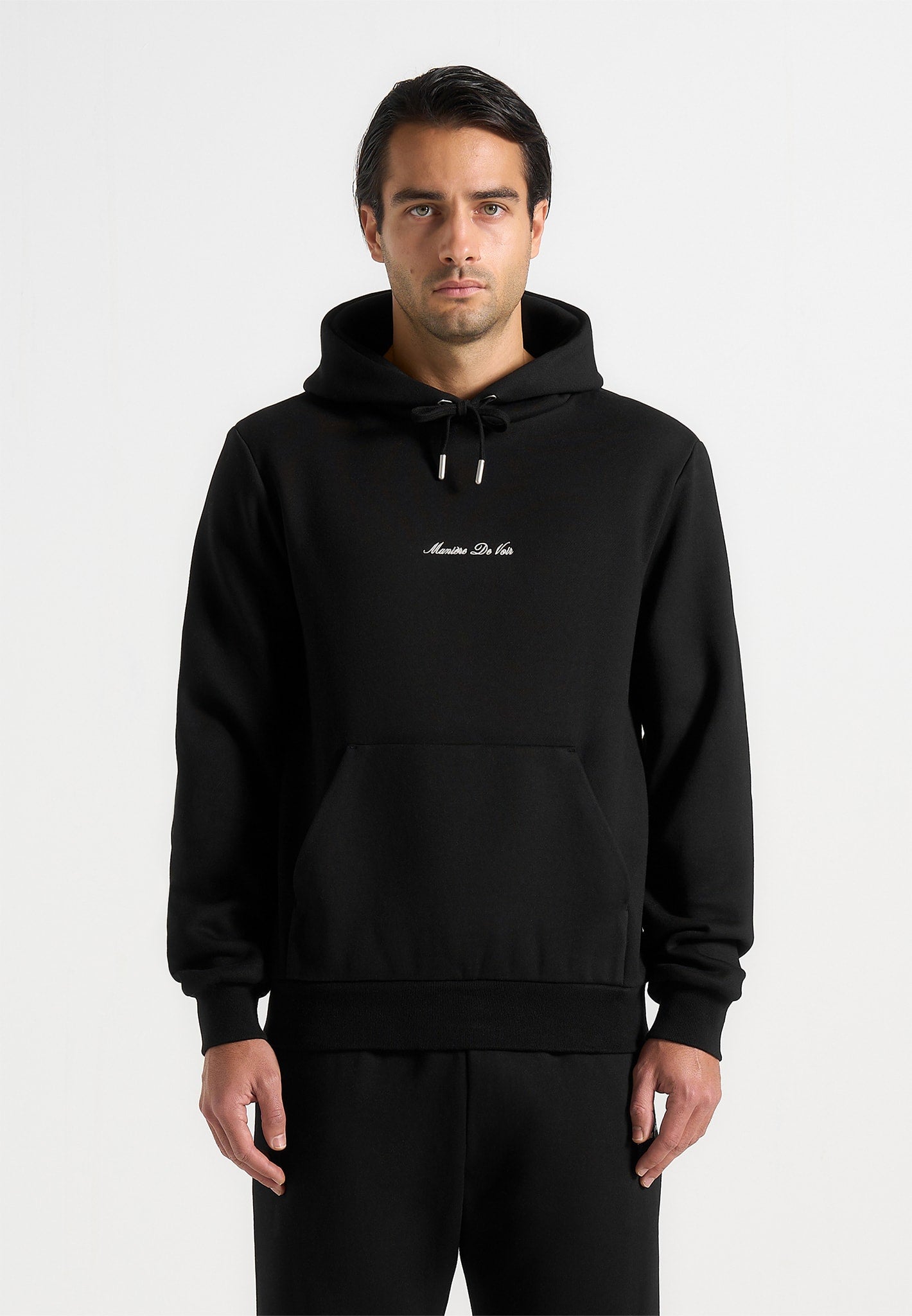 Gustave - Signature Regular Fitted Hoodie - Black