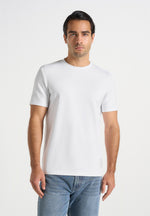 Matteo - Regular Fit Cotton T-Shirt - White